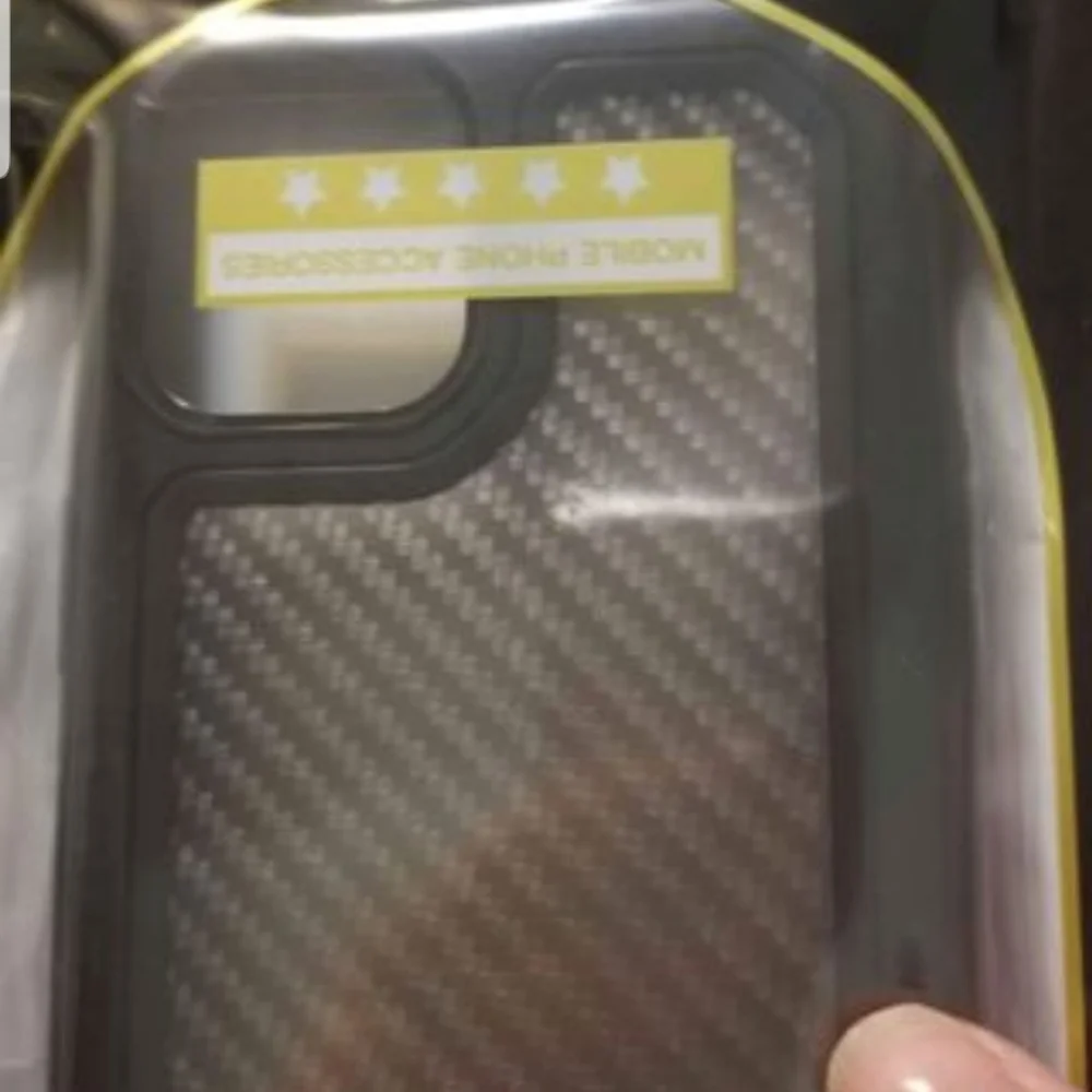 iPhone 12 Pro Max Case with Military Grade Shockproof, Hard Carbon Fiber Back...